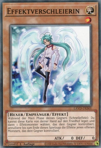 Yugioh effektverschleierin - yugioh, 1x