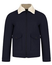 Threadbare Herren Sherpa Kragen Jacke Smart Esel Arbeiter über Mantel warm Winter