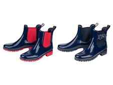 Gummistiefel Regenstiefelette Damen Halbstiefel Stiefeletten seitl. Gummizüge