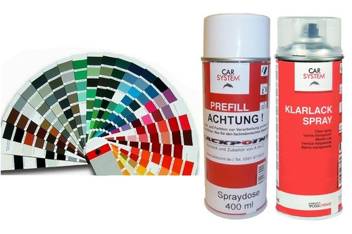 Spraydose set 400ml klarlack - set,