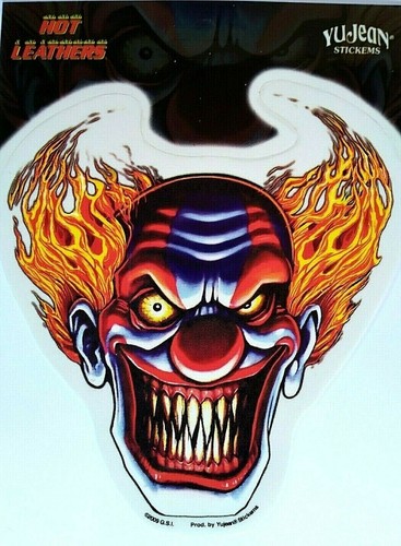 Aufkleber evil clown sticker - aufkleber, *evil