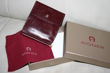 Etienne Aigner Geldbörse, Portemonnaie, vintage, 70er, rot, unbenutzt, Leder