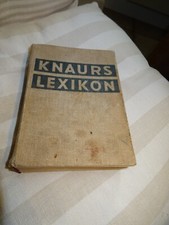 Altes Buch Lexikon Knaurs