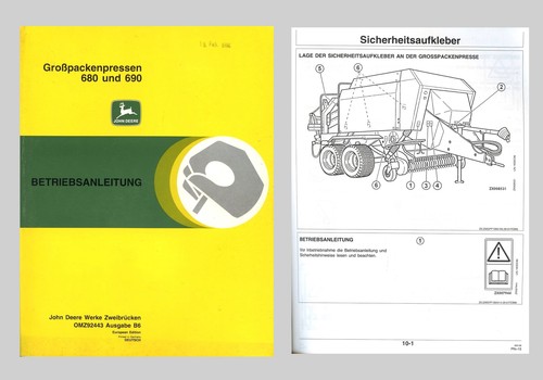 John deere großpackenpressen - deere,