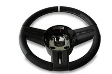 FORD MUSTANG ALCANTARA / GLATTLEDER 12UHR WEIß LENKRAD NEUBEZIEHEN NEU BEZIEHEN