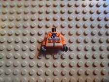 Lego Figur Torso 973px434 orange City Bauarbeiter 7905 7746 7734 7907 7242 ft130