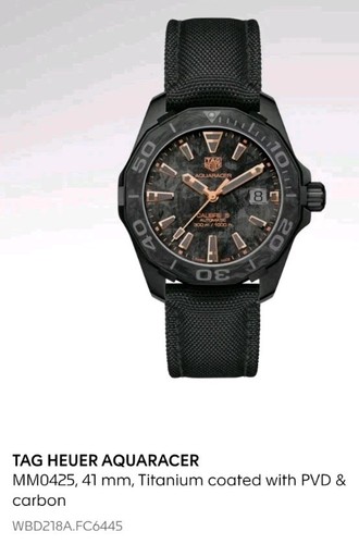 Tag heuer aquaracer carbon - tag,
