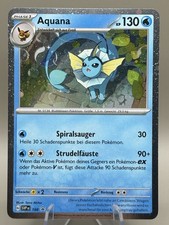 Pokemon Aquana Deutsch HOLO