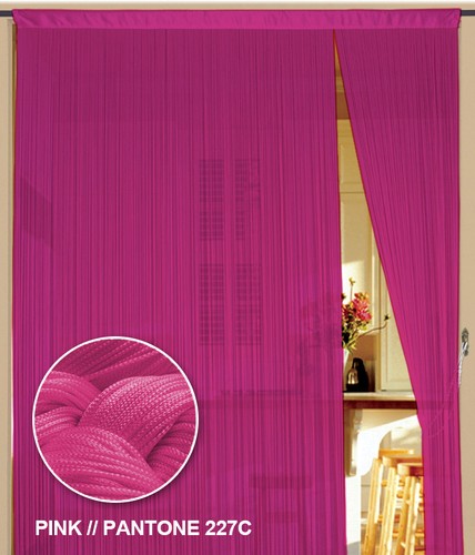 Fadenvorhang pink 150 300 - 150, x