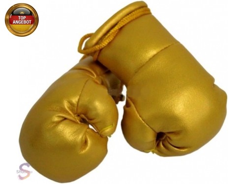 Mini boxhandschuhe gold - mini, 1