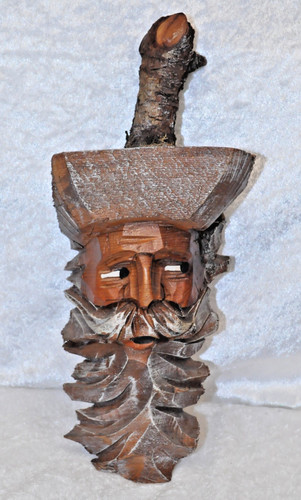 Holzfigur geschnitzt - ,