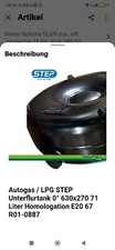 Autogas / LPG STEP Unterflurtank 0° 630x270 71 L