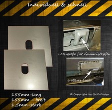 2x BMW E36 Karosseriebleche Unterbodenblech passt bei E36  316 325 328 Limo usw.