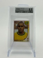 Panini Wm 2002 Sticker 176 - Roberto Carlos BGS 8.5