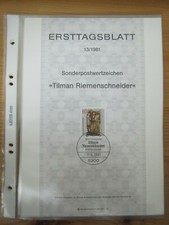 Z282   ETB 13 1981  Tilman Riemenschneider   DNK Nr. 1099