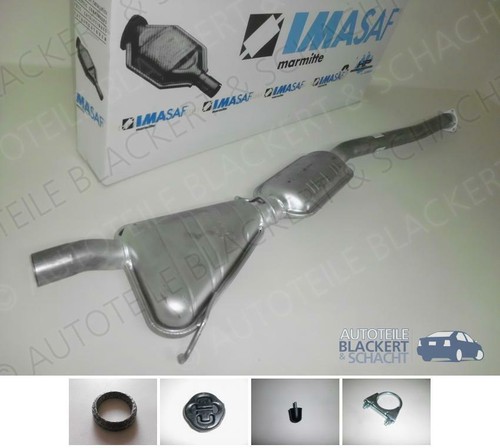 Imasaf auspuff mitteltopf für - imasaf,
