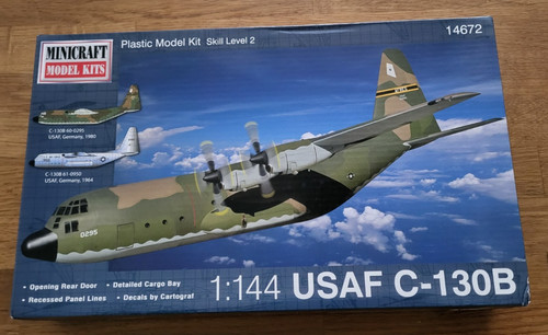 Usaf 130b 144 - c-130b, minicraft