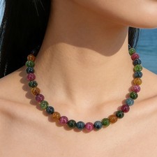 Turmalin Halskette Damen