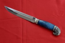 EISENEHRE Adlerzorn | X12MF Stahl | handgefertigt | karelische Birke | Melchior