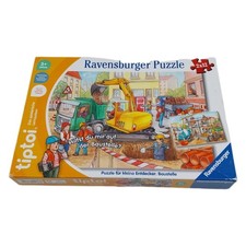 Ravensburger tiptoi Puzzle 00137 Puzzle für kleine Entdecker: Baustelle, Puzzle 