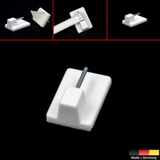 1-100x Klebehaken Gardinenhaken klebend Scheibengardinenstangen Vitragestangen