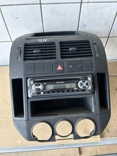 VW Polo 9N Mittelkonsole Verkleidung um Radio schwarz 6Q0858719A