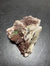 Zeunerit, Scheelit, Quarz, Hämatit, Militärschacht, Cinovec, Tschechien