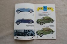 32B 725 1936 Mercedes Vorkrieg 170V 170H 260D 290 500N 500K Großer 7,7L Prospekt