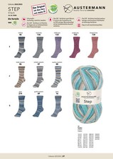 Austermann Step Sockenwolle - 4fach - 100g - Stumpfwolle Stricken Wolle