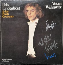 Udo Lindenberg Signiert Vinyl Original 1975 Votan Wahnwitz 