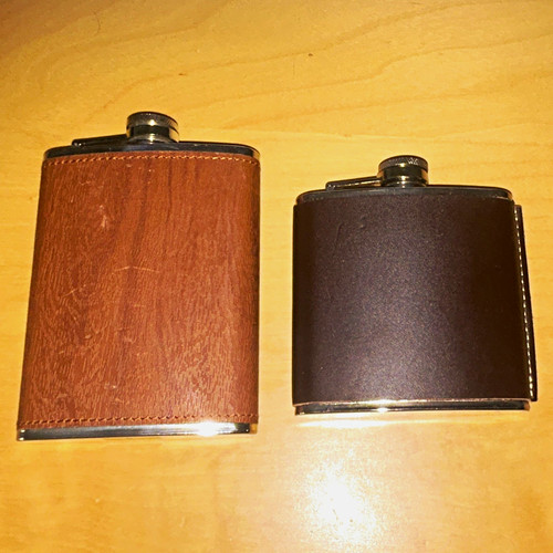 2er set flachmann - flachmann, edelstahl