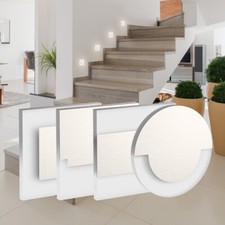 LED Wandeinbaustrahler Treppenlicht Beleuchtung Stufenlicht Leuchten 230V Set