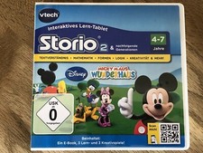 VTech 80-230404 Storio 2 &ff Disney Micky Maus Wunderhaus Lernsoftware, Wie Neu!