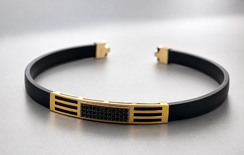 Karat gold herren armband - 14,