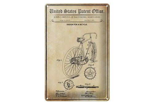 Blechschild patent 20x30 - blechschild, cm