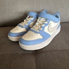 Nike Court Borough Mid (GS) Kinder Jungen Sneaker , Weiß/blau , EUR 31