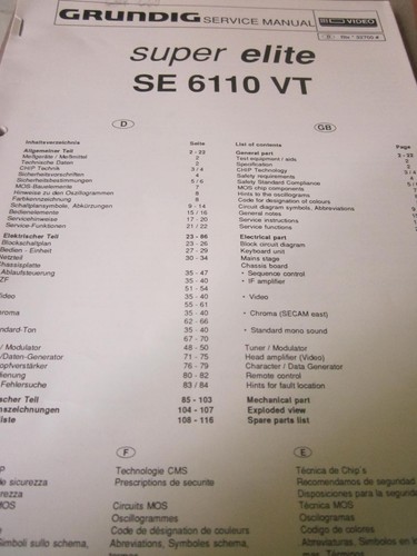 Grundig video super elite - grundig, se