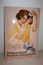SCHWARZKOPF TROCKEN-SCHAUMPON Emailleschild 40 x 60 cm