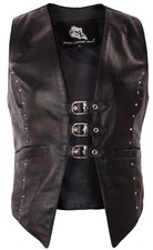 Bangla Damen Lederweste Leder