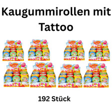 192x Kaugummi Rollen mit