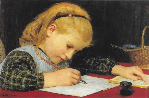 Postkarte schreibendes - postkarte,