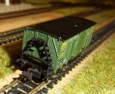 Minitrix Bayrischer geschlossener Güterwagen Grün K.Bay.Sts.B.