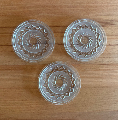Kristallglas glas untersetzer - kristallglas,