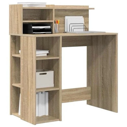 Tisch mit stauraum sonoma oak - stauraum,