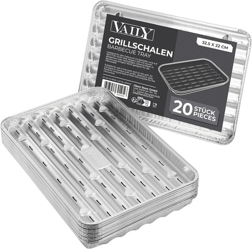 Alu grillschalen grillpfanne - alu,