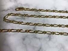 Figaro Panzerkette 3,5mm breit vergoldet Figarokette in vielen Längen 