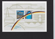 Briefmarken Deutschland Bund Bl 22 Fall der Berliner Mauer postfrisch