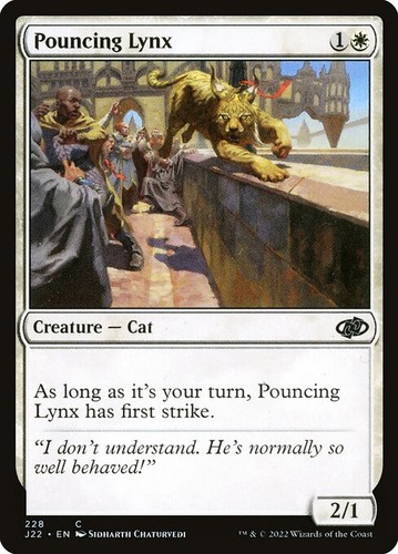 Mtg pouncing lynx - [mtg], (228)