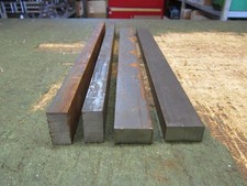 4 Flach-Stahl 25mm x 13mm C45 1.0503 L 335-325mm massiv NeuA