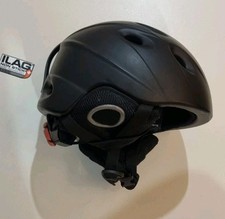 Kinder Snowboard Helm Mattschwarz Größe  M